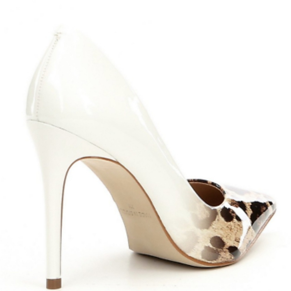 Steve Madden Zoey White Multi Pump